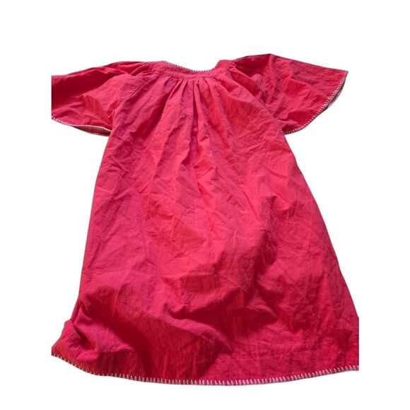 Tuckernuck Pomander Place Finley Flutter Sleeve Mini Dress In Red Sz Small - Picture 3 of 5
